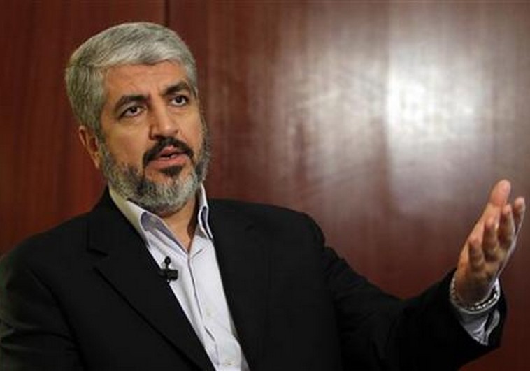 Hamas political bureau chief Khaled Mashaal.