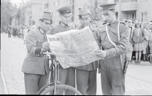 German police in Berlin during World War II.
