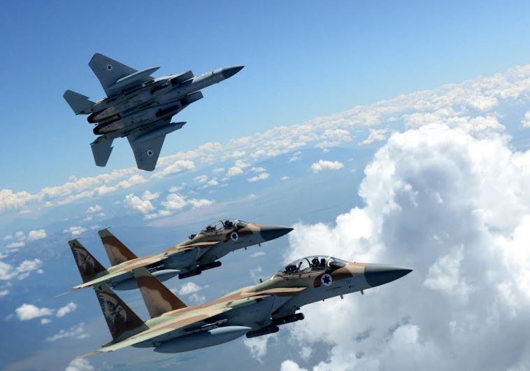IAF fighter jets during the Red Flag joint exercise at Nellis air force base in Nevada