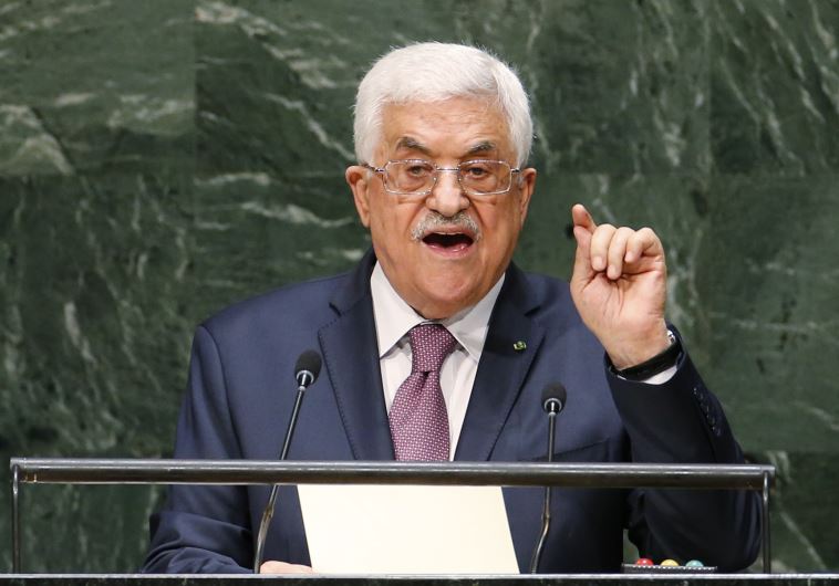 Palestinian President Mahmoud Abbas addresses the 69th United Nations General Assembly at United Nations Headquarters in New York, September 26, 2014
