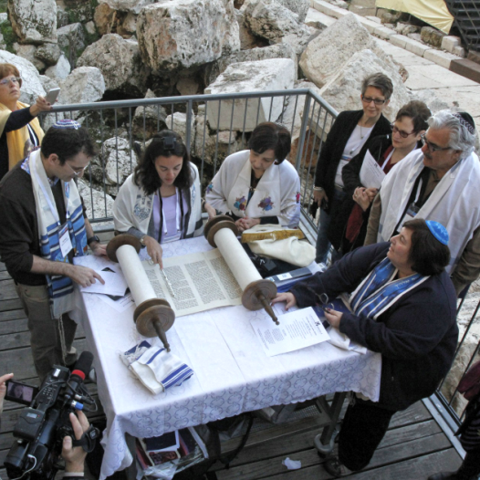 Reform Movement prayer service at the Western Wall