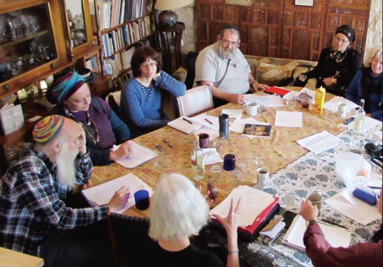 A workshop in a home in Safed’s Old City