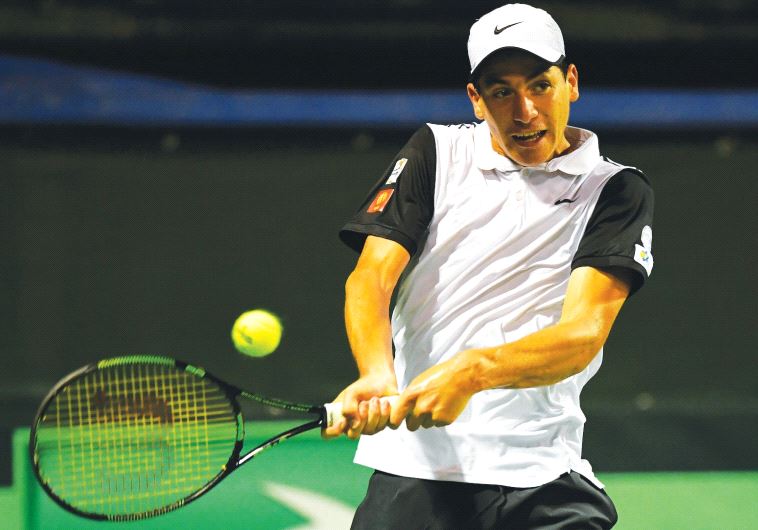 Israeli tennis fans got a look into the future on Sunday when Yshai Oliel won his exhibition match following the completion of the national team’s Davis Cup win over Sweden at Ramat Hasharon.