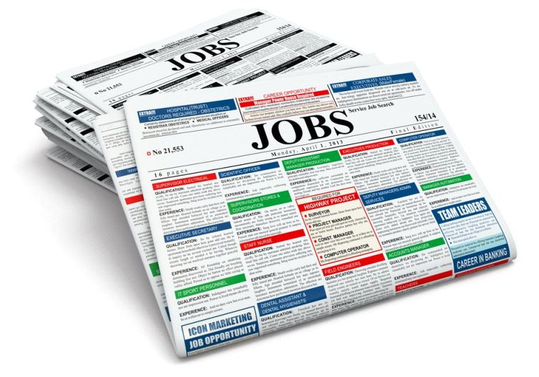 Jobs in Newspaper