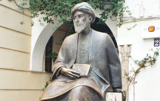 The statue of Maimonides in Cordoba, Spain