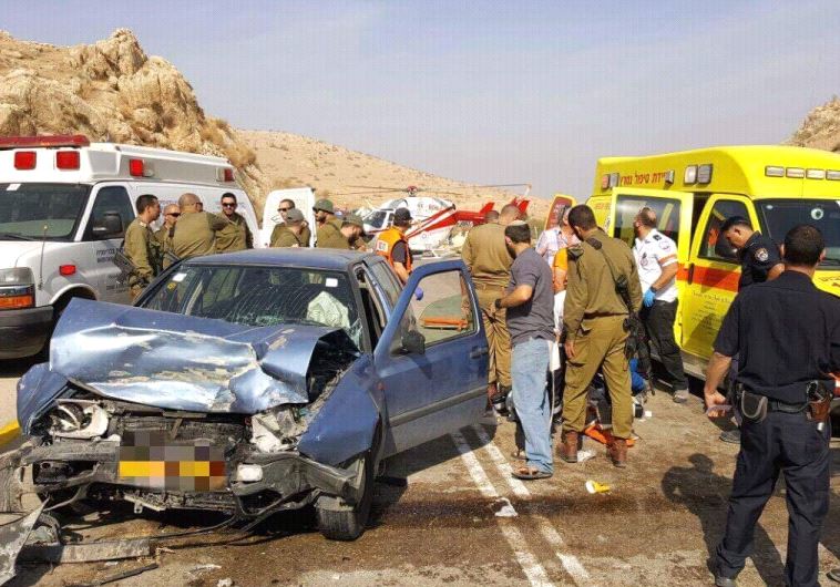 MDA on the scene of a car accident