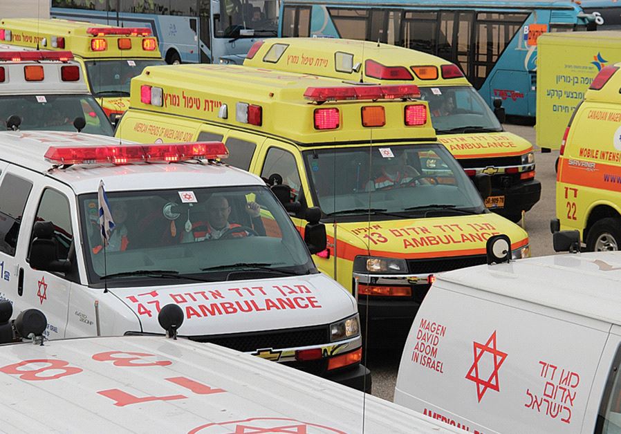 Magen David Adom ambulances