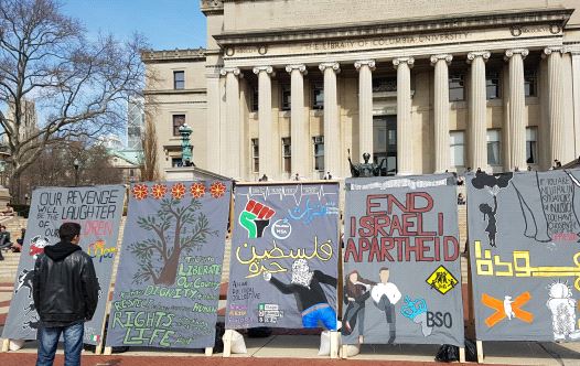 Israel Apartheid Week at Columbia University.