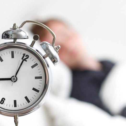 A man sleeping (illustrative)