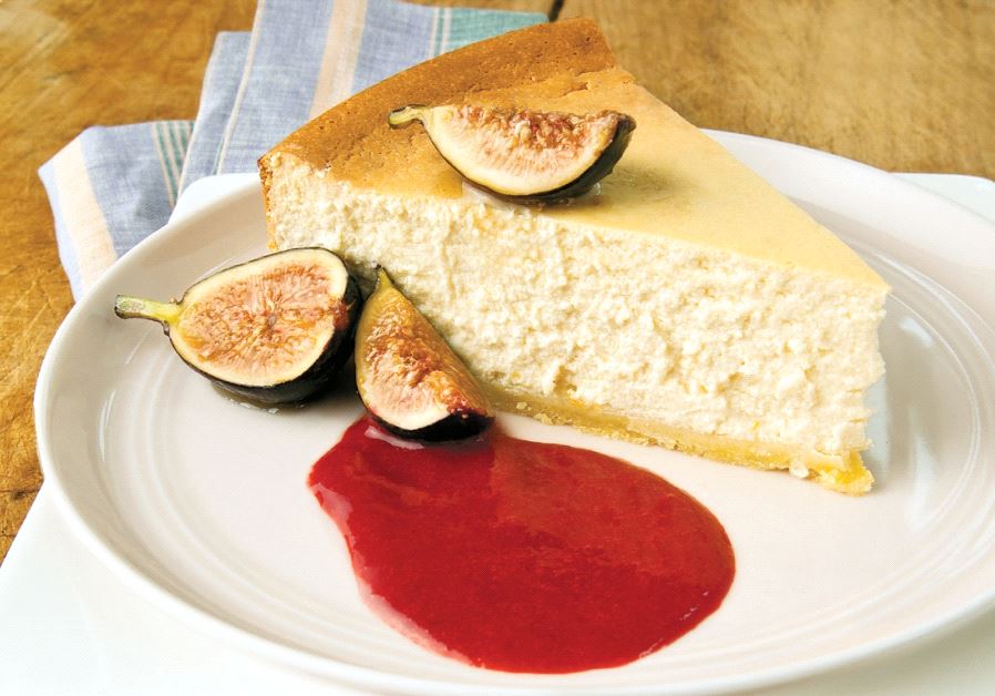 Ricotta and honey cheesecake