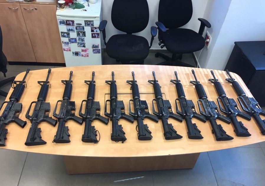 Retrieved weapons stolen from an IDF base in southern Israel