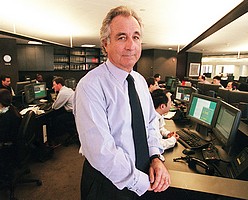 Disgraced financier Bernard Madoff.