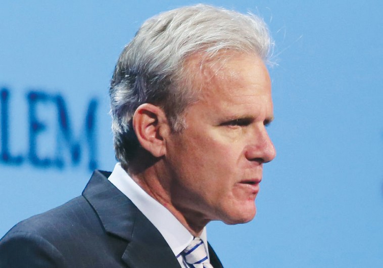 Michael Oren former ambassador of Israel to the United States, speaks during the Jerusalem Post Conference in New York in April.