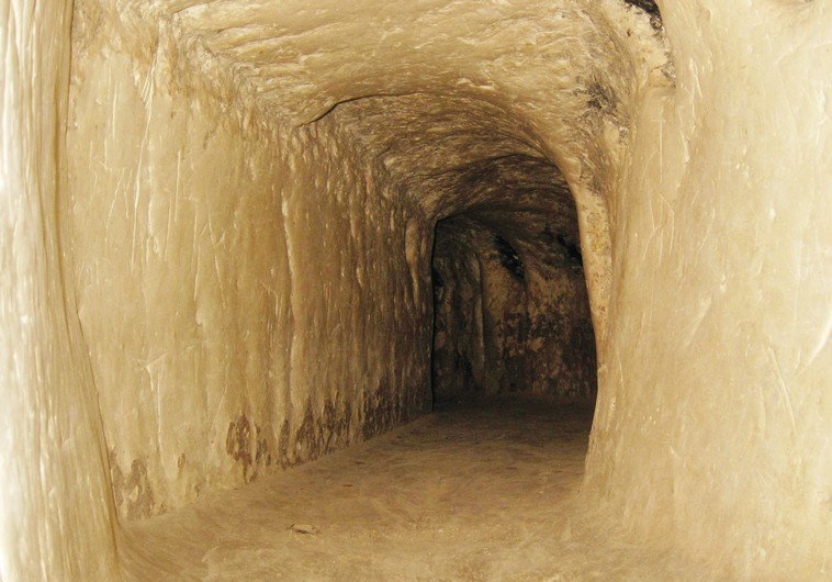 An adventurous trek, the Hurvat Madras cave requires some belly crawling through its narrow passageways.