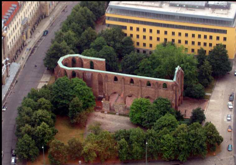 Ruins of  Franciscan Monastery in Berlin