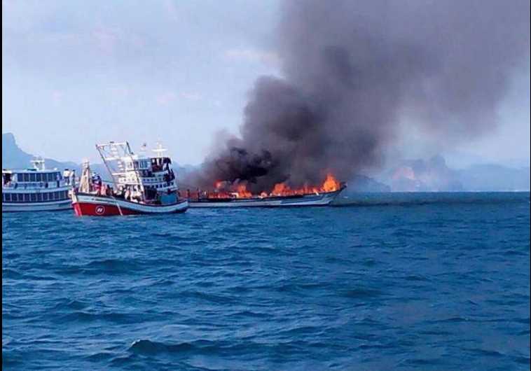 Fire on ferry in Thailand which killed 12-year-old girl