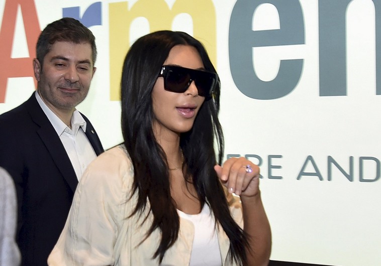 Kim Kardashian in Armenia, April 8, 2015