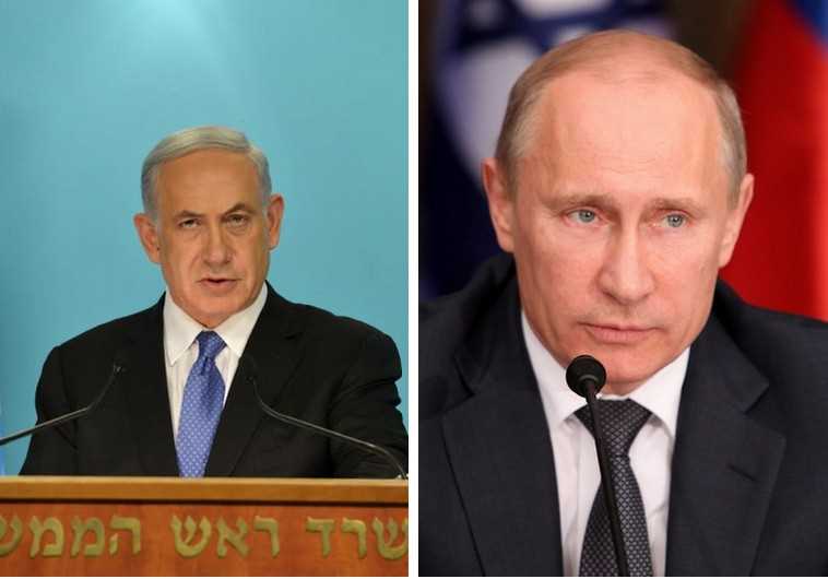 Prime Minister Benjamin Netanyahu and Russian President Vladimir Putin