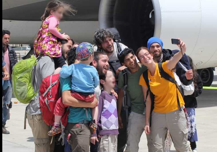 Israelis greet family members upon return from Nepal at Ben-Gurion Airport
