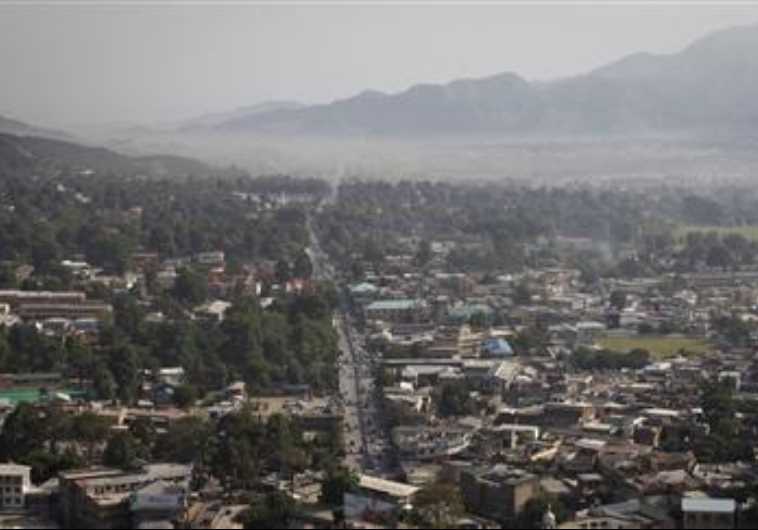 A general view of houses from a hilltop in Abbottabad, Pakistan