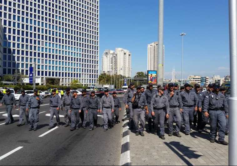 Ethiopian - Israeli protest against racism, police brutality in Tel Aviv.