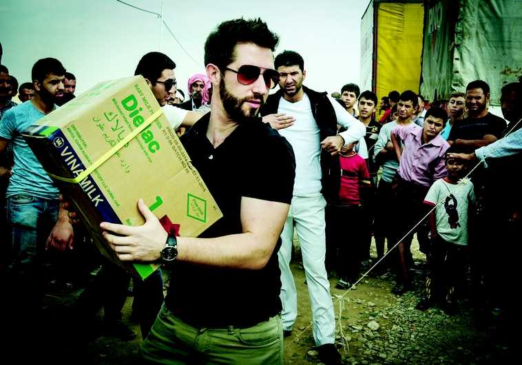 Navonel Glick au camp de Dohuk