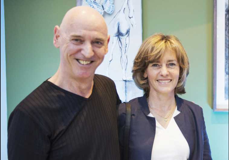 Beverly Barkat with Doron Polack.