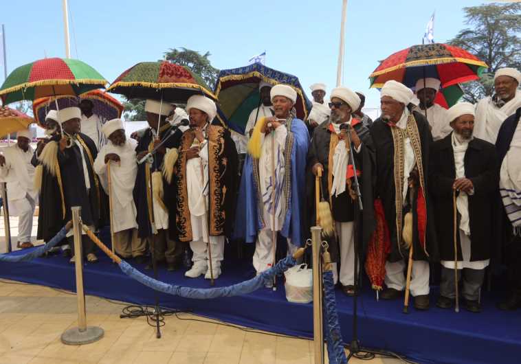 Ceremony commemorating Jewish Ethiopians who perished while making aliyah to Israel‏.