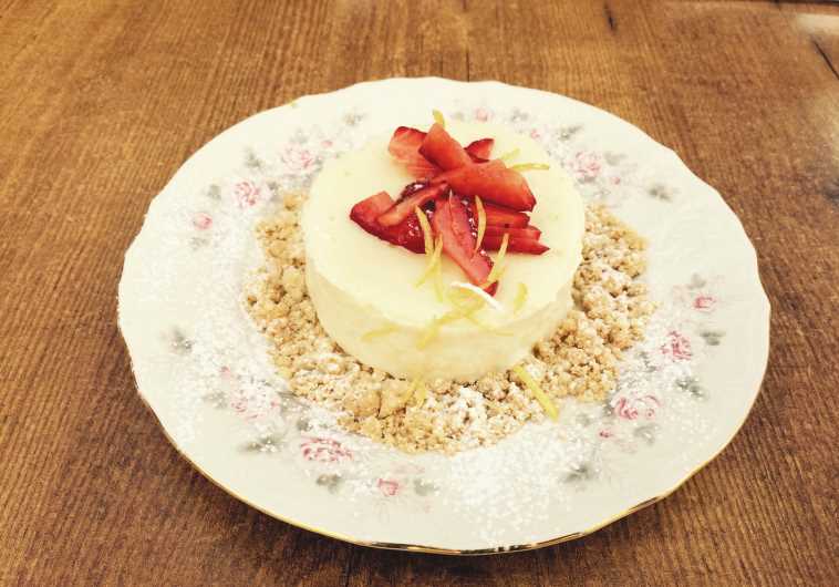 Goat cheesecake