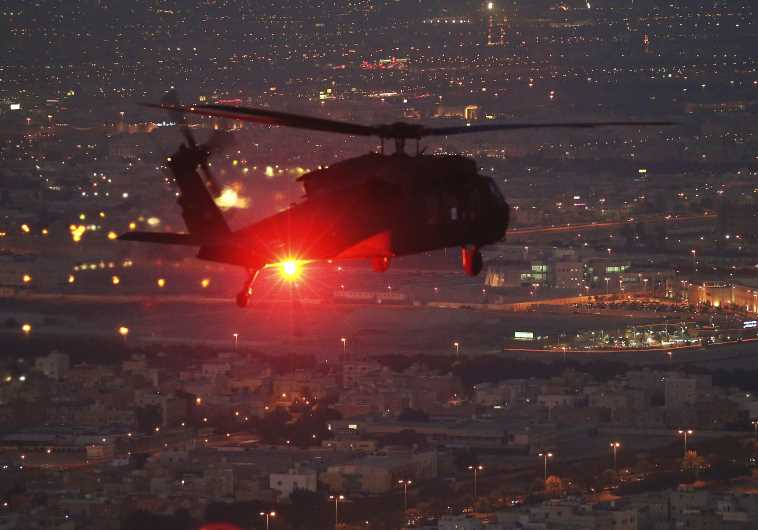 A UH-60 Blackhawk helicopter