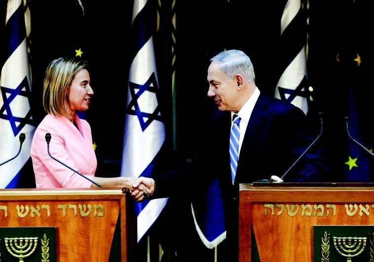 Federica Mogherini et Benjamin Netanyahou
