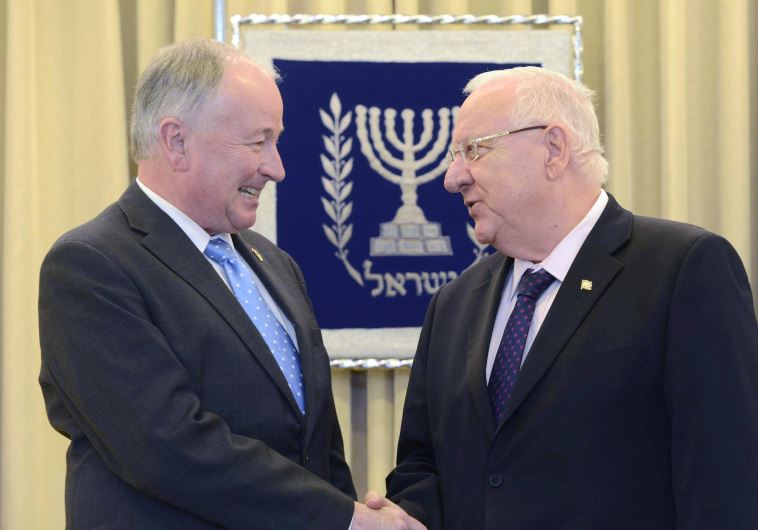 President Rivlin with Canadian Foreign Minister Robert Nicholson
