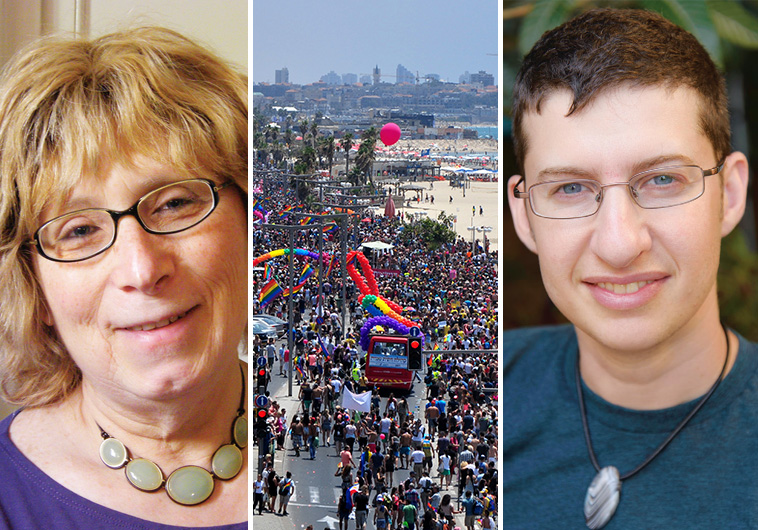 From left: Nora Grinberg, Tel Aviv's 2014 Pride Parade, Elisha Alexander