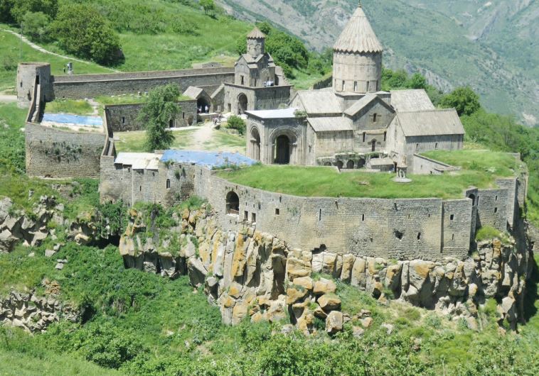 The ninth century Tatev Monastery. Today it holds a university.