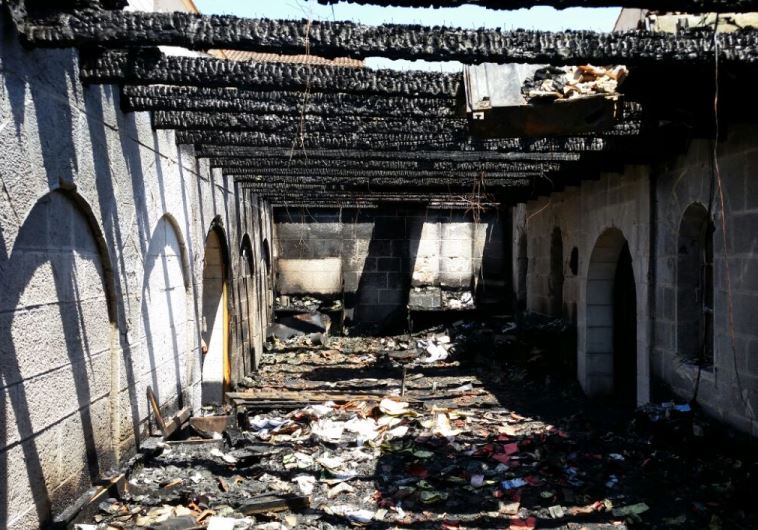 Suspected arson on Church of the Multiplication in the Galilee