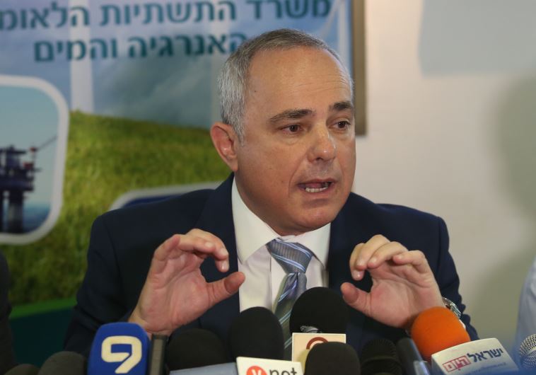 National Infrastructure, Energy and Water Minister Yuval Steinitz.