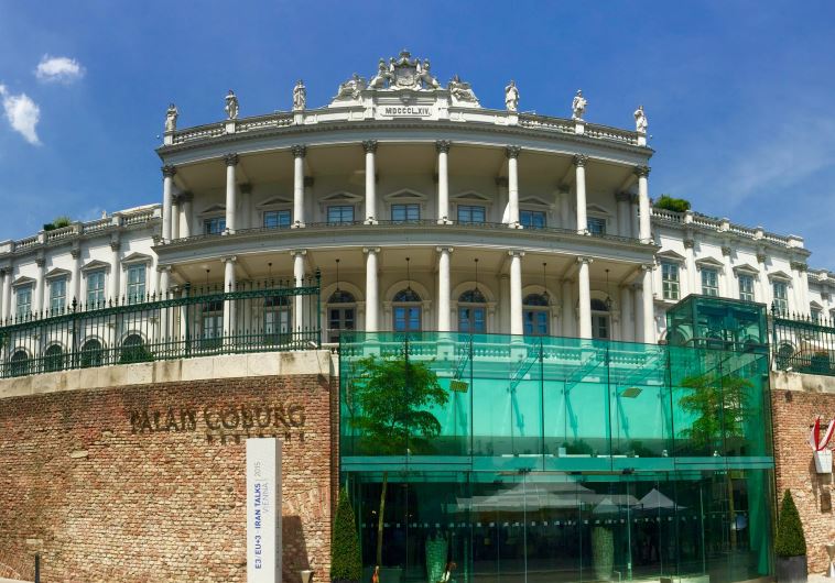 The Coburg Palace in Vienna on June 30, where diplomats from Iran and world powers are meeting over a comprehensive nuclear agreement.