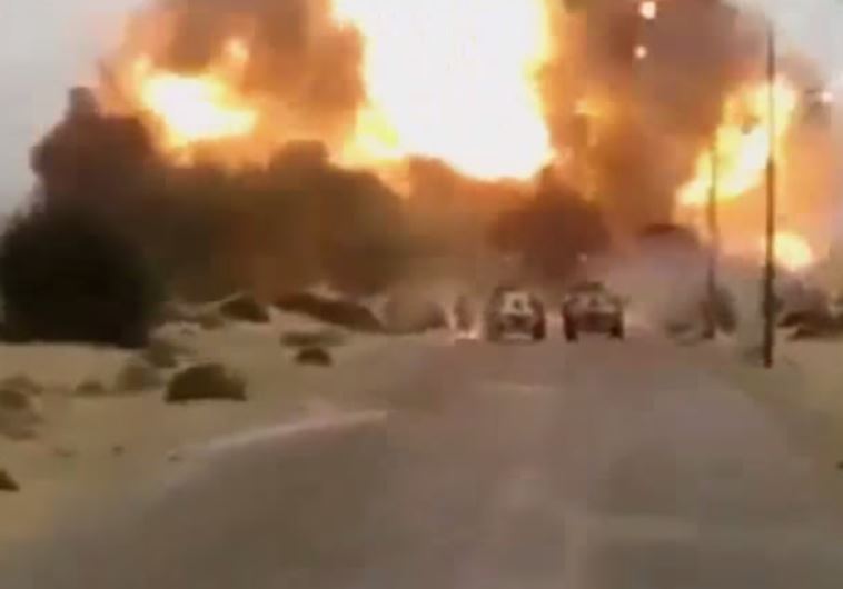 Alleged picture of today's Sinai attacks surfaces on social media
