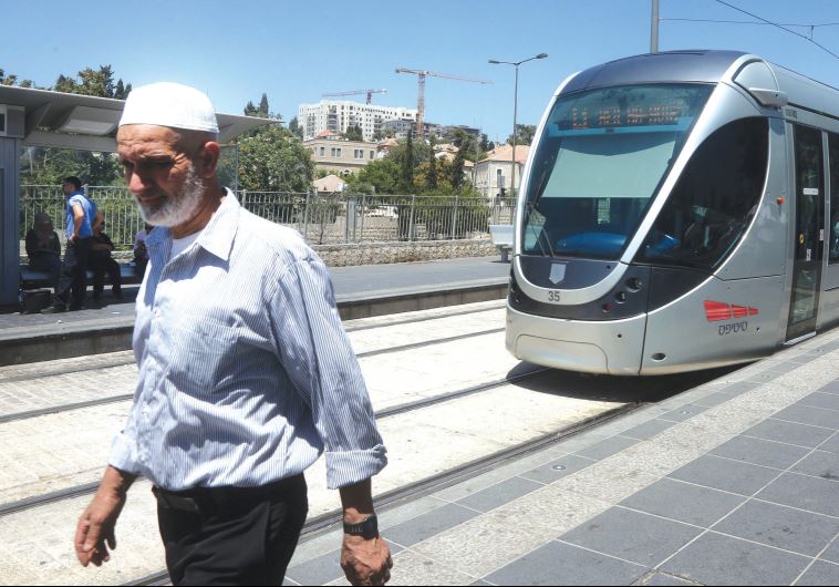 Jerusalem light rail.