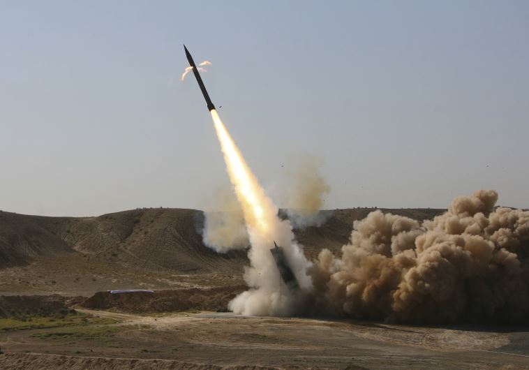 Iranian Zelzal missile launch