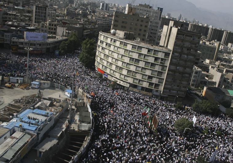 Aerial view of Tehran