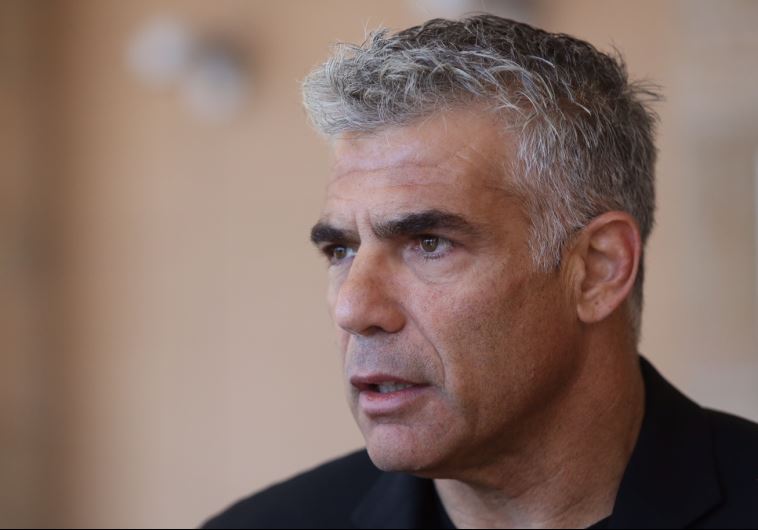 Yesh Atid chairman Yair Lapid at the Knesset
