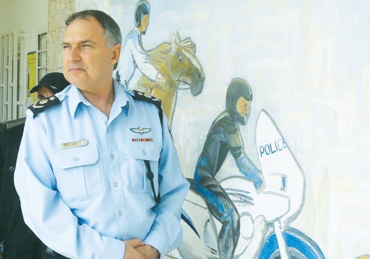 INSP.-GEN. Yohanan Danino at the Ofakim police station in July 2014.