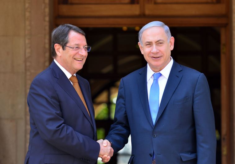 PM Netanyahu with Cypriot President Nikos Anastasiades