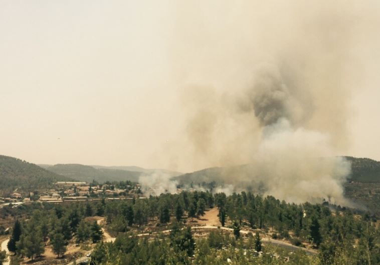 Fire in Even Sapir