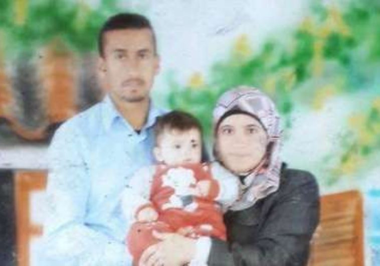 Riham Dawabshe (right) with her family