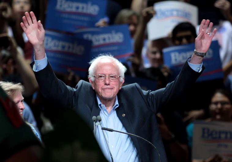  Bernie Sanders speaking at an event in Phoenix, Arizona.