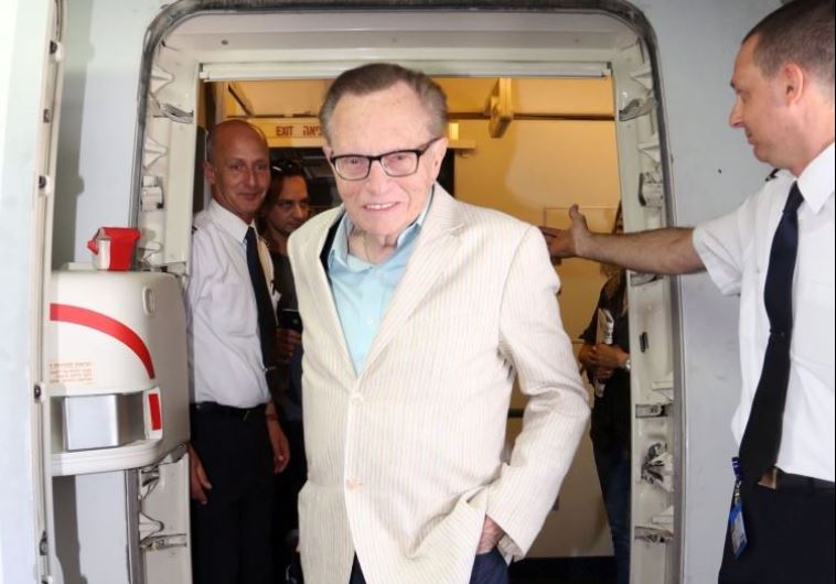 The King is back: Larry King visits Israel after 20 year hiatus.