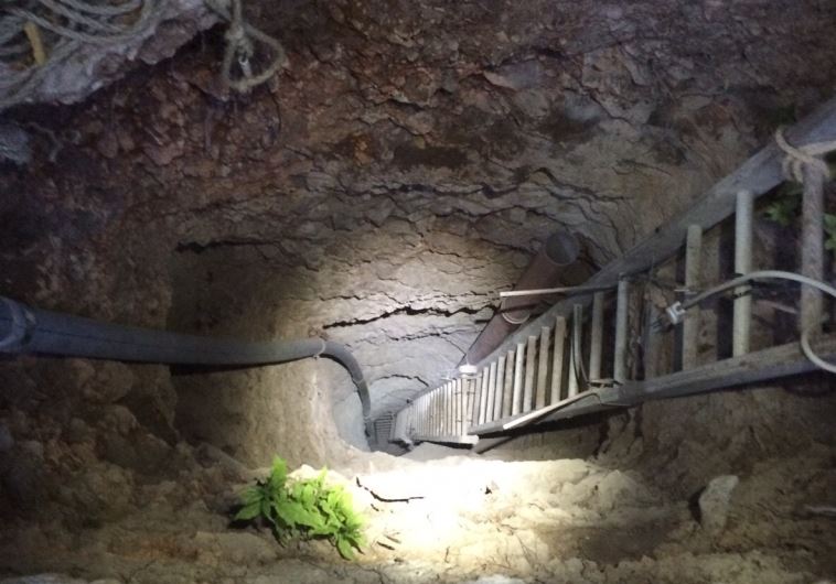 AN IMAGE of the east Jerusalem tunnel discovered by police.