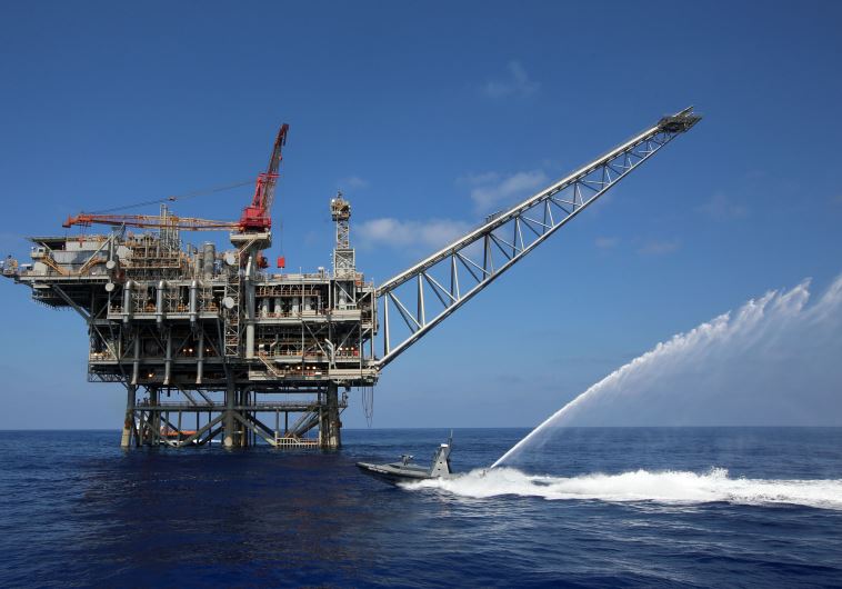 Israel Navy missile ship patrols near Tamar gas field‏